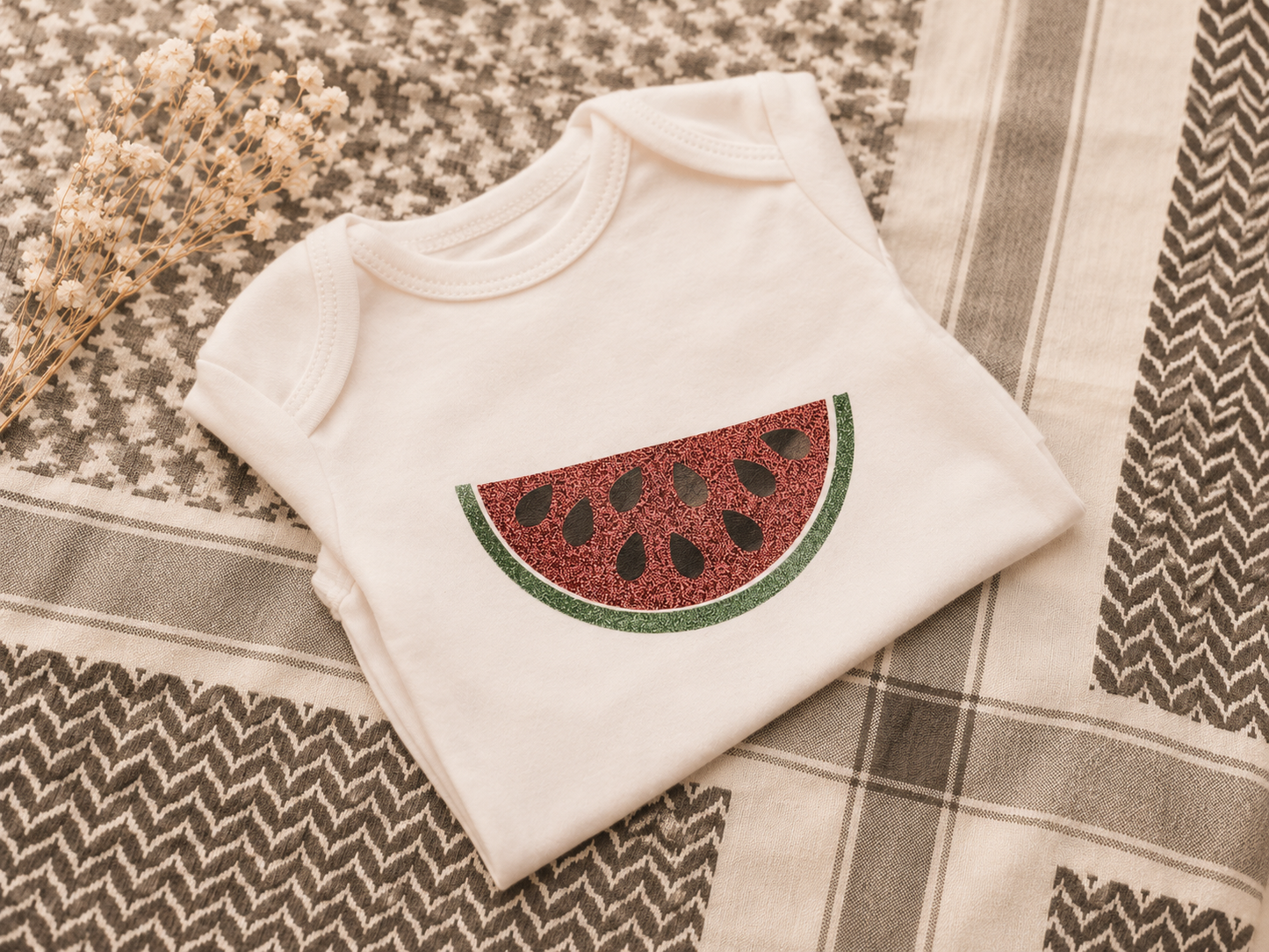 Palestine Watermelon Onesie