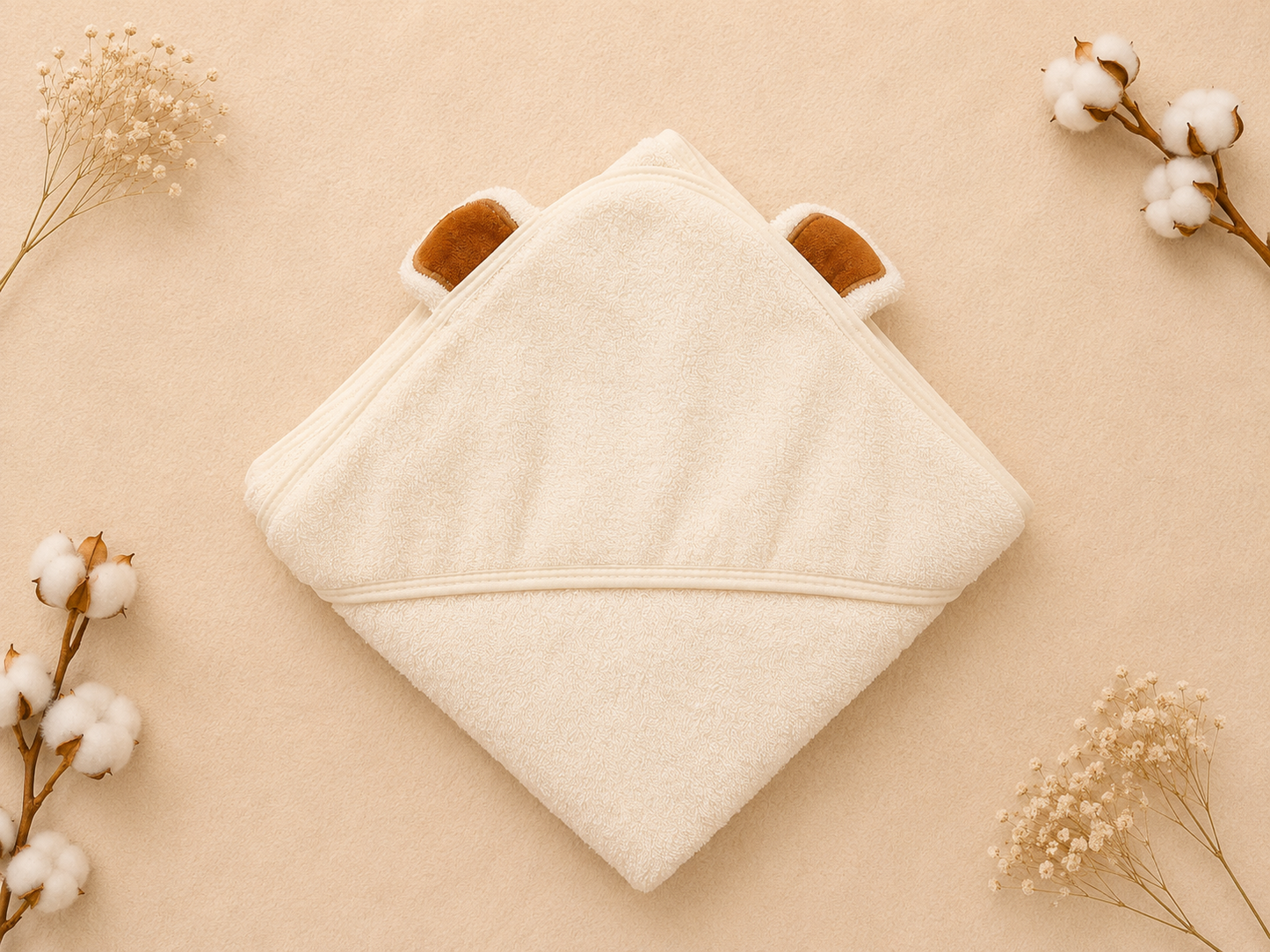 Personalised Hooded Baby Bath Towels