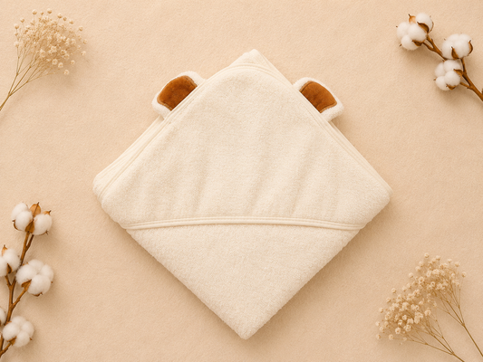 Personalised Hooded Baby Bath Towels