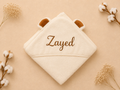 Personalised Hooded Baby Bath Towels