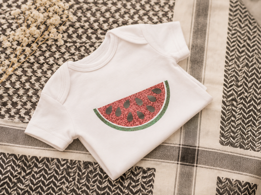 Palestine Watermelon Onesie