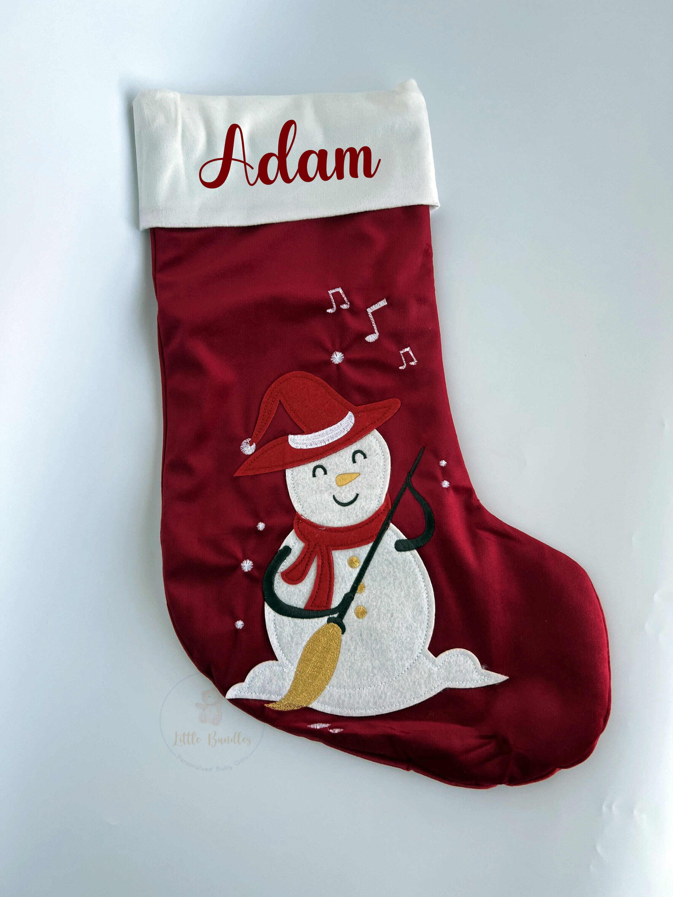 Personalised baby hot sale christmas stocking