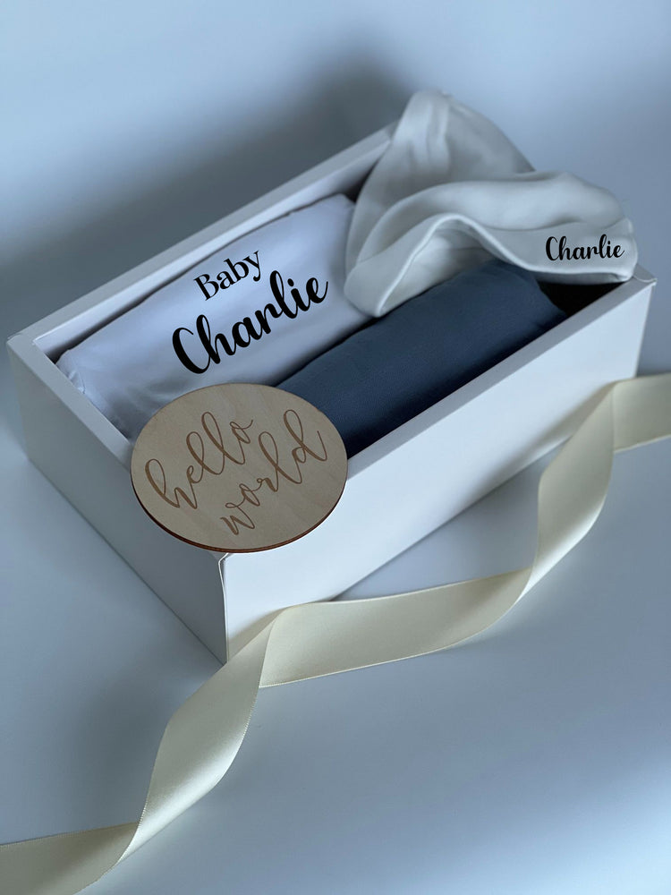 Swaddle Blanket Gift Box - Beanie