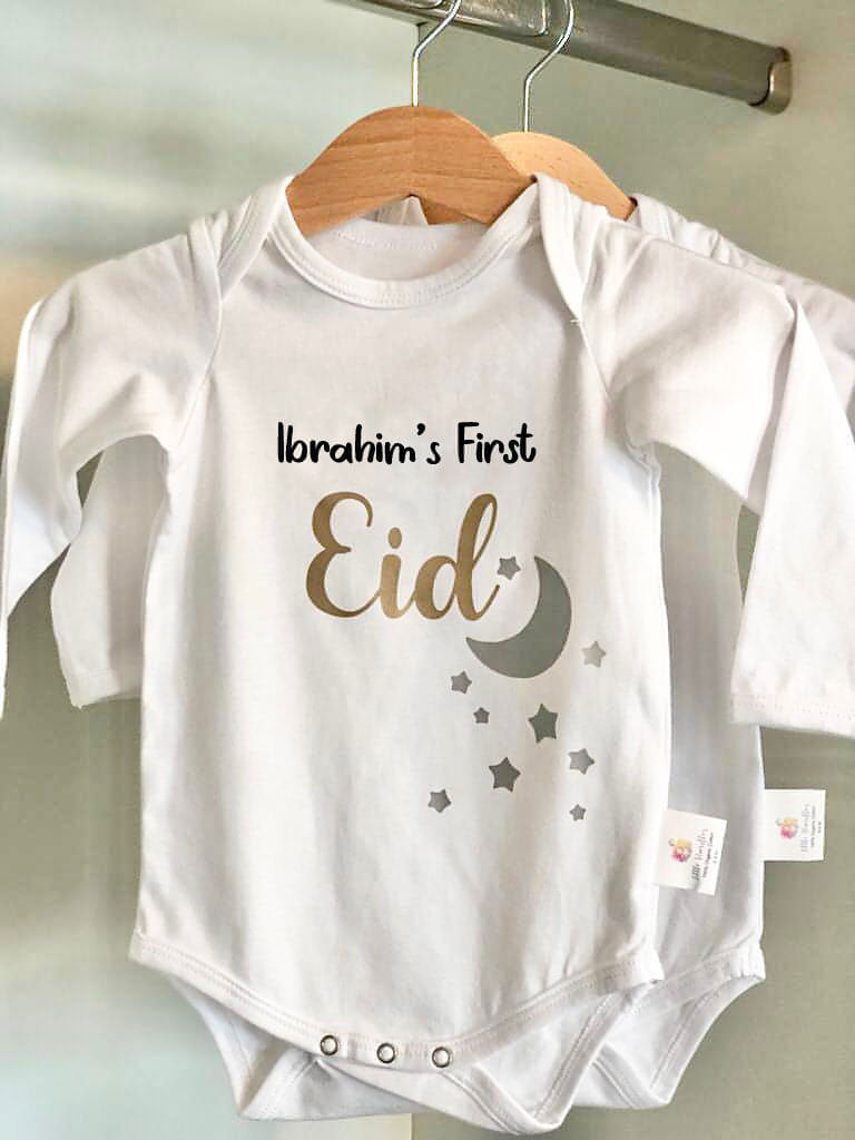 ibrahim's first eid onesie